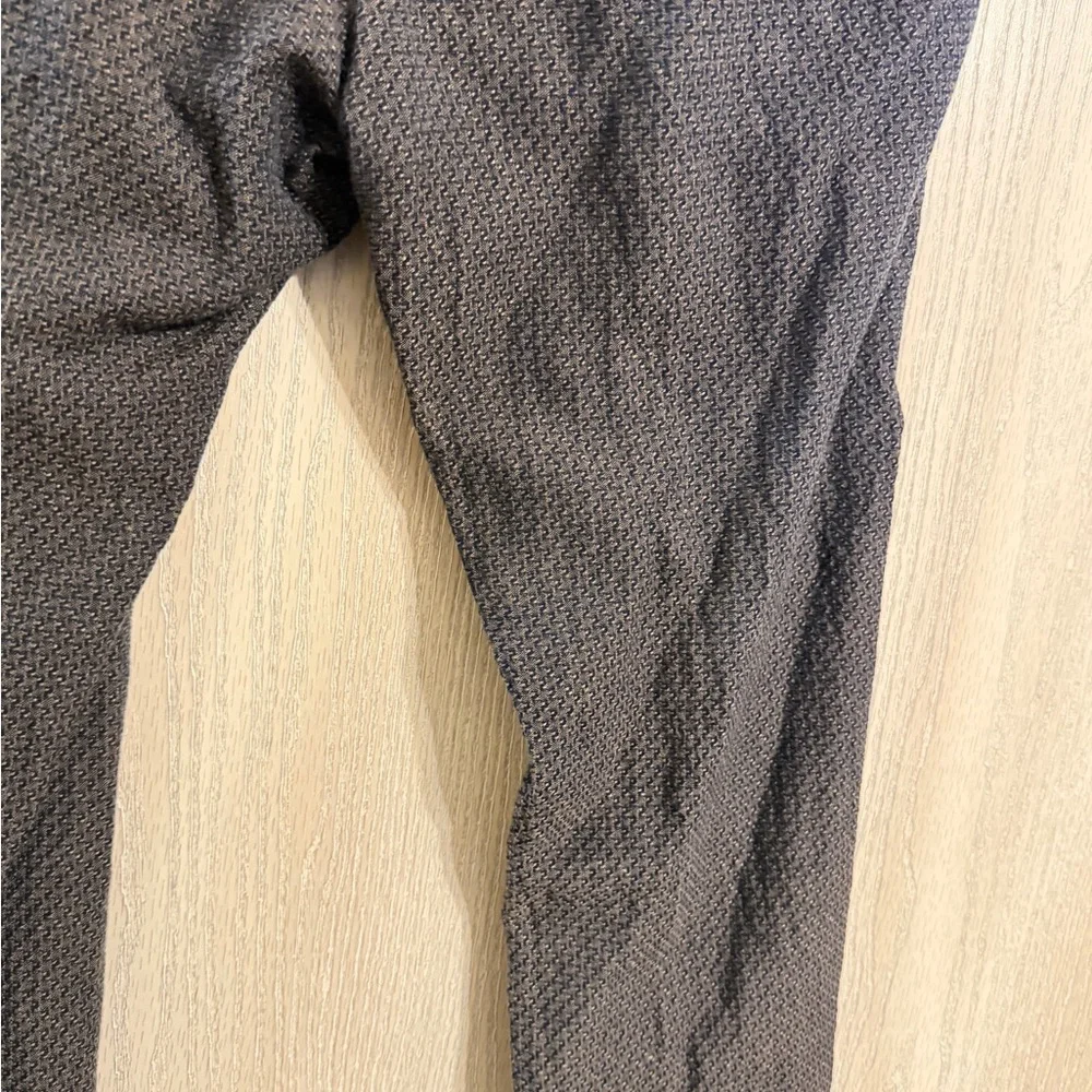 Messagerie Charcoal Textured Dress Pants